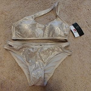 Foiled 2 piece Bathing suit